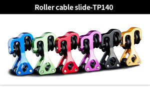 D Loop Cable Slide: TOPOINT - Roller Cable Slide TP140