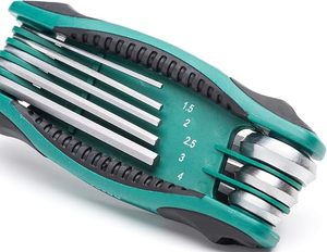 Tools Screws: SATA - 8 Folding Hex Key Set Imperial
