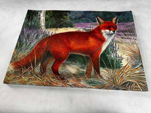 Target: Animal target face (Non-woven fabric & Kraft paper) - Fox