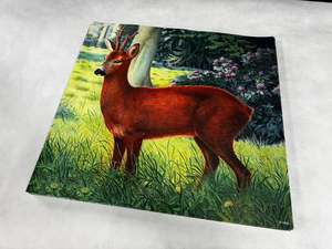 Animal target face (Non-woven fabric & Kraft paper) - Deer from the front