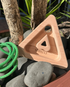Products: Hand Made Wooden Hang Triangle –  Auckland Climbing Gym