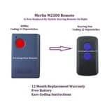 Products: Merlin M2100 Garage Door Remote - Merlin Garage Door Remotes & Keypads