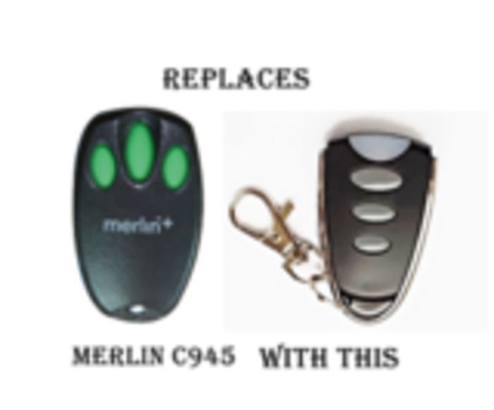 Merlin C945 Replacement Garage Door Remote Control
