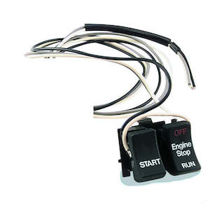 PCW: LATE STYLE HANDLEBAR SWITCHES  STOP/START O.E.M. 71589-92