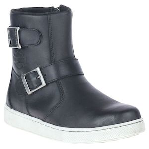 Harley wo-d84708 Harley Women's Bateman Black Motorcycle Engineer Boots, D84708