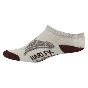d89233270-100 HARLEY Womens Low Cut Wing Performance Riding Socks    3 Pairs - W&hellip;