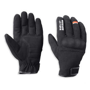 Mens Harley Gloves: Harley MEN`S SOUTH SHORE TEXTILE GLOVES