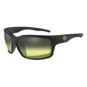 hdcgs11 HARLEY Mens COGS Sunglasses  Light Adjusting Yellow Lens/Black Frames hdcgs11