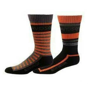Harley Mens Boots And Footwear: d99226570-020 Harley SOCK 2PK MIX AND MATCH CREW d99226570-020 d99226570-020