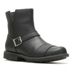 Harley Mens Boots And Footwear: Harley wo-d96285 HARLEY Mens Proctor Buckle 6-Inch Black Motorcycle Boots WO-D96285
