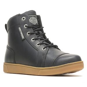 Harley wo-d96260 Harley Men's Breman Black or Brown Motorcycle Sneaker Boots D96260