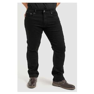 Resurgence Riding Jeans: res0005 Harley MENS JET BLACK SKINNY W ARMOUR 30 res0005
