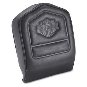 52412-79a Harley Low Backrest Pad with Embossed Bar and ; Shield Logo 52412-79A