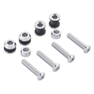 H D Docking Hardware: 52300285 Harley 52300285 Docking Hardware for Detachable Two-Up Luggage Rack