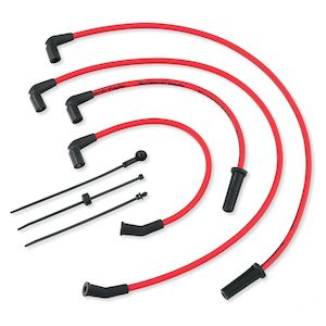 31600109 Harley Screamin' Eagle 10MM Phat Spark Plug Wires - Red 31600109