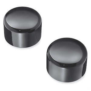 Axle Covers: 43428-09 Harley Front Axle Nut Covers 43428-09