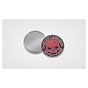 Harley Magnets And Collectors Coins: sa8015480 Harley HD COIN GLITTER MIRROR 1.75`` sa8015480 sa8015480