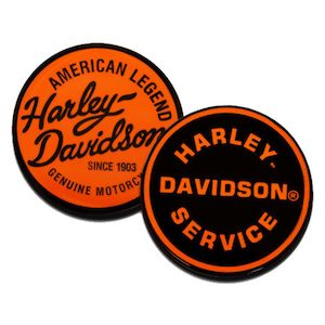 sa8013493 HARLEY Service Department Metal Challenge Coin    1.75 in. - Orange/Bl&hellip;