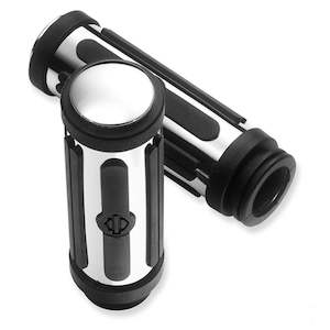 56246-96a Harley Chrome and Rubber Hand Grips 56246-96A