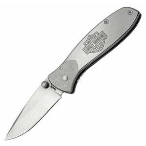 wr52083 HARLEY Tec X  Tags-L Pocket Knife   Stainless Steel 52083 wr52083