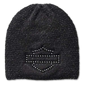 Harley HAT-KNITREVERSIBLE BLACK 97674-24VW