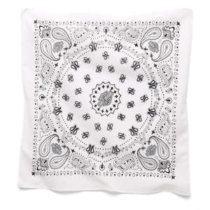 Harley AMERICAN HERITAGE OVERSIZED  BANDANA - BRIGHT WHITE