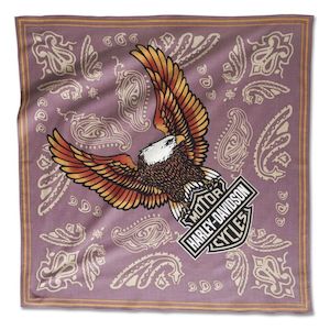 Harley 97831-23VW CLASSIC EAGLE BANDANA - GRAPE SHAKE