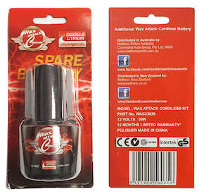 Wax Attack Cordless Battery wac33020