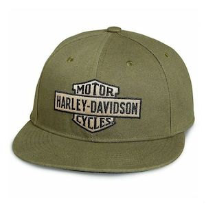 Harley 97609-23VM MEN`S BAR &AMP; SHIELD CANVAS CAP - GRAPE LEAF
