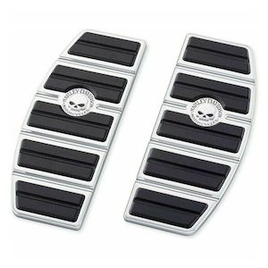 H D Collection Willie G Chrome: 50501142 Willie G Skull Passenger Footboard Inserts