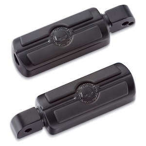H D Collection Willie G Black: Willie G Skull Passenger Footpegs 50501282