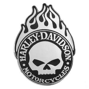 sa8017606 Harley HD PIN WILLIE FLAME 1.5`` sa8017606 sa8017606