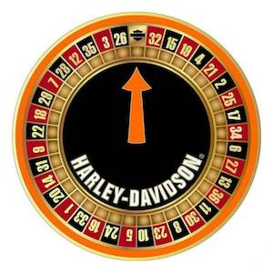 sa8002947 Harley Harley-Davidson Roulette Spinner Challenge Coin 2 Gold Color 80&hellip;
