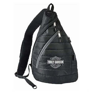 Harley Bags 1: ath90821 Harley HD QUILTED DELUXE TRAVEL SLING w/USB ath90821 ath90821