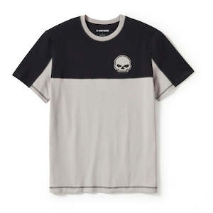 Mens Harley Leisure Wear: Harley TEE-KNITWILLIE GBLACKLIGHT 96373-25VM