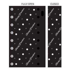 Hairglove: Harley 97740-25VW WOMEN'S HAIRPIN STUDDED LEATHER PONYTAIL WRAP