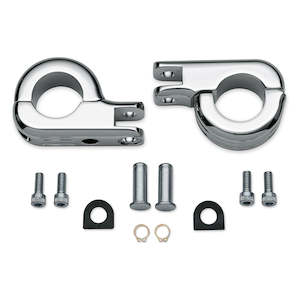 Milwaukee Eight Family Collection: 50957-02c Harley 50957-02C Billet Engine Guard Footpeg Mounting Kit