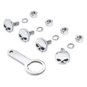 94546-05 Harley 94546-05 SKULL LICENSE PLATE MOUNTING HARDWARE