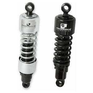 PROGRESSIVE SUSPENSION 412 SERIES AMERICAN-TUNED GAS SHOCKS W/O COVERS BLACK 11.5