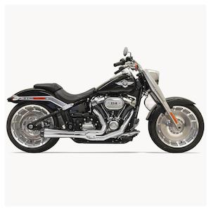 BASSANI EXHAUST SYSTEM 2-1 ROAD RAGE WITH MEGAPHONE MUFFLER IN CHROME FINISH FOR&hellip;