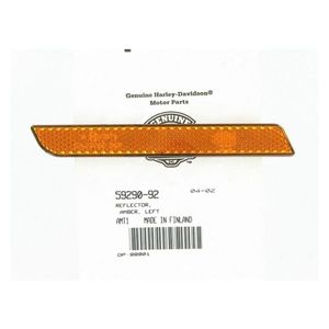 Twincam Softail Dyna Family Collection: 59290-92 Harley REFLECTOR AMBER LH