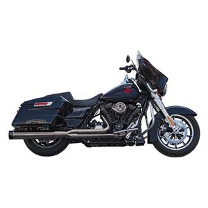 Aftermarket Milwaukee 8 Softail Family: LAVA CHROME SIDEWINDER® RACE ONLY EXHAUST SYSTEM FOR 2017-2023 M8 MODELS