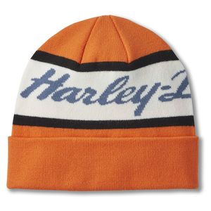 Mens Accessories: Harley BEANIE-KNITORANGE 97631-25VM