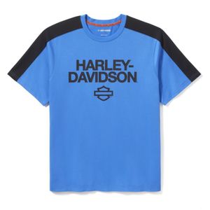 Mens Harley Leisure Wear: Harley 96614-25VM MEN'S H-D TECH COOLMAX TEE