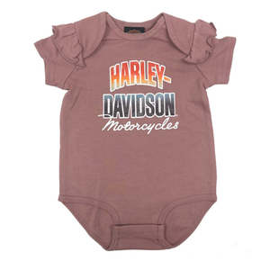 Baby And Kids: s301-3510-9 Harley KIDS INF GIRL RUFFLE SLV CREEPER PINK Fits 9-12mth s301-3510-9 s301-3510-9