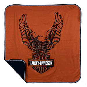 s705-9311 Harley KIDS NB BOY RECEIVING BLANKET ORANGE s705-9311 s705-9311