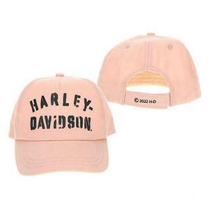 s722-0222-2 Harley KIDS TOD GIRL TWILL BASEBALL CAP PINK Fits 2-4yr s722-0222-2 s722-0222-2