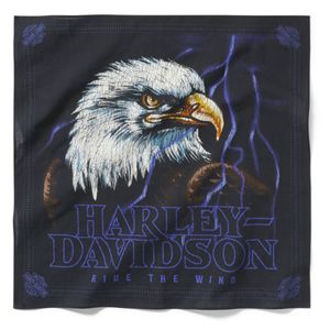 Mens Accessories: Harley 97777-25VX LIGHTNING EAGLE BANDANA