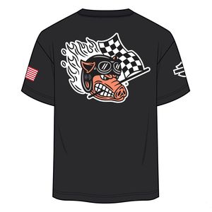 Harley TEE-KNITFACTORY RACINGBLACK 96375-26VX