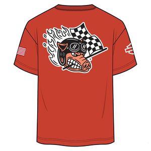 Mens Harley Leisure Wear: Harley TEE-KNITFACTORY RACINGORANGE 96376-26VX